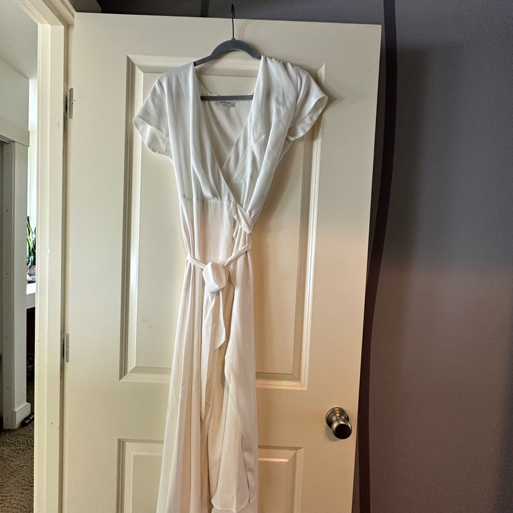Aritzia White Midi Dress